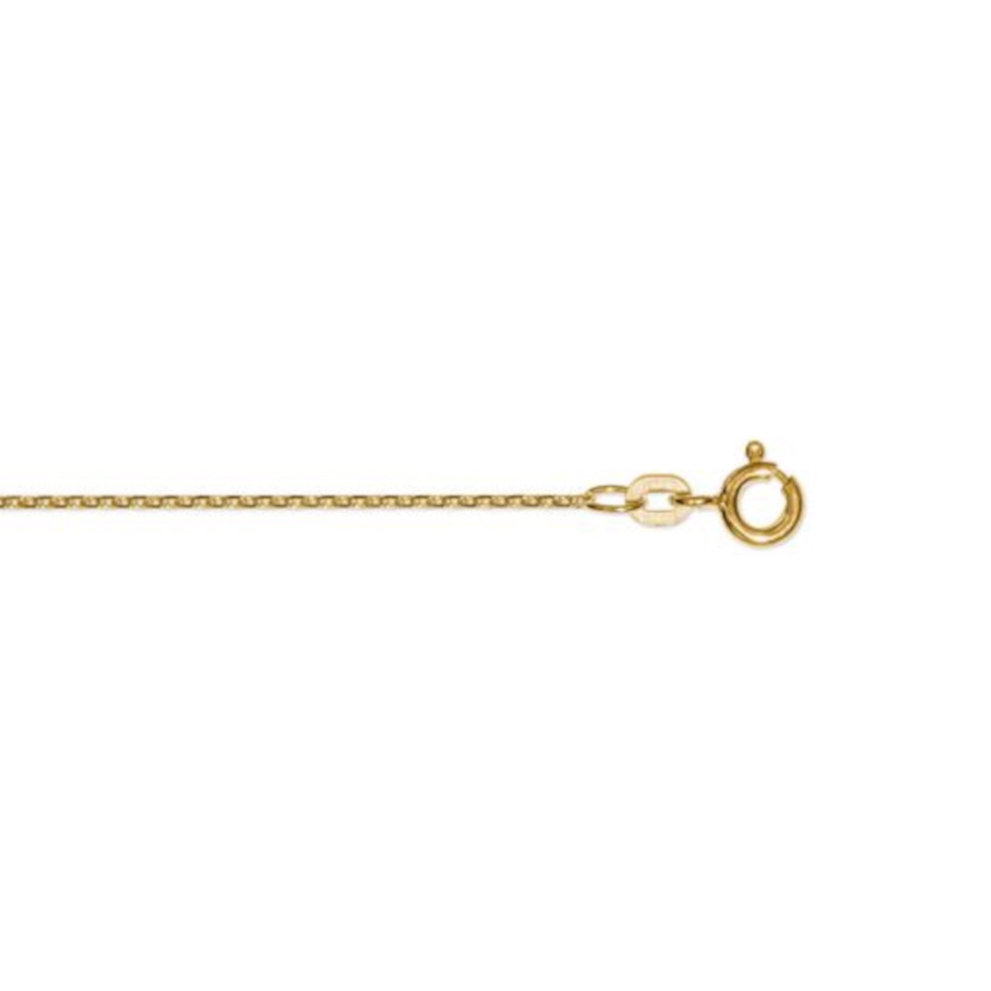 Halskette Rundankerkette aus 333er Gelbgold Ø 1,2 mm von ONE ELEMENT – Bild 2