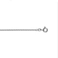 Halskette Rundankerkette aus 585er Weißgold Ø 1,7 mm von ONE ELEMENT – Bild 1
