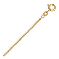 Halskette Panzerkette aus 585er Gelbgold Ø 1,4 mm von ONE ELEMENT – Bild 1