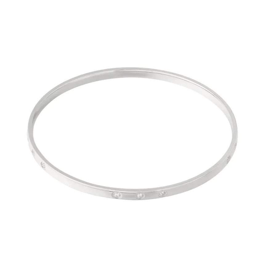 LIVAYA Armband Armreif mit funkelnden Strasssteinen – Bild 1