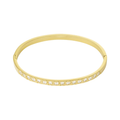 LIVAYA Armband Armreif mit geometrischem Zierband aus Edelstahl – Bild 4