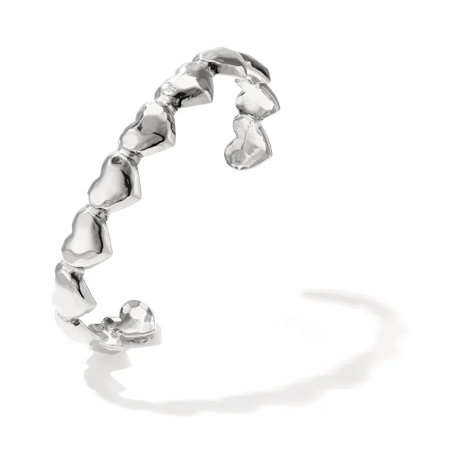 LIVAYA Armband Armspange mit Herzmotiv aus Edelstahl – Bild 1