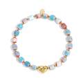 LIVAYA Armband Perlenarmband mit Herz – Bild 2