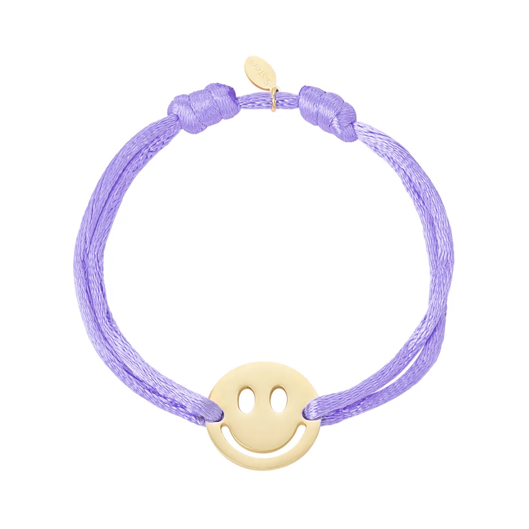 LIVAYA Armband Freundschaftsarmband mit Smiley-Anhänger 16 cm – Bild 12