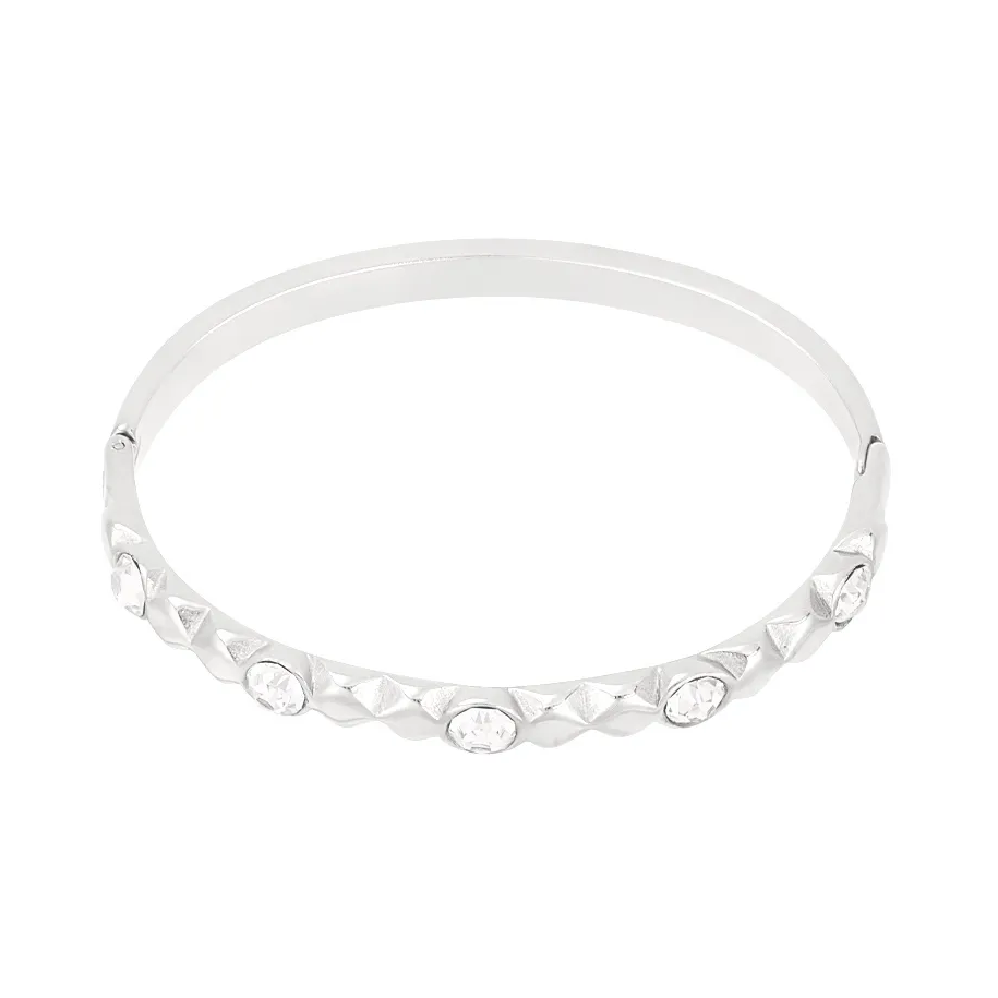 LIVAYA Armband Armreif mit markanter Reliefstruktur – Bild 1