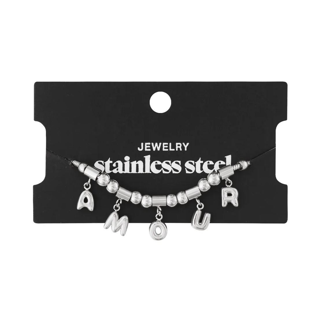 LIVAYA Armband Charmarmband Charmarmband mit Buchstabenanhängern, 16 cm – Bild 3