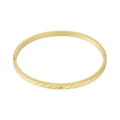LIVAYA Armband Armreif in Armreif-Form aus Edelstahl mit geometrischem Muster – Bild 2
