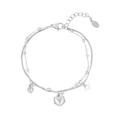 LIVAYA Armband Charmarmband mit Herzanhängern 16 cm – Bild 1