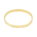 LIVAYA Armband Armreif aus Edelstahl mit Stern- und Kreisdetails – Bild 2