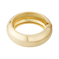 LIVAYA Armband Armreif als breiter Armreif in glänzender Goldoptik – Bild 1