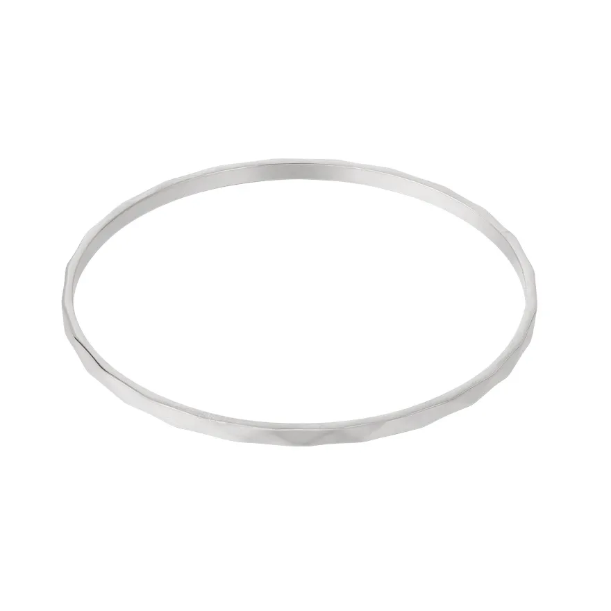 LIVAYA Armband Armreif aus Edelstahl mit unregelmäßiger Kontur – Bild 1