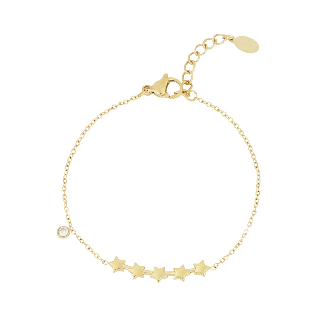 LIVAYA Armband Charmarmband mit Sternen 16 cm – Bild 2