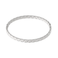 LIVAYA Armband Armreif aus Edelstahl mit durchbrochenem Dreiecksmuster – Bild 1