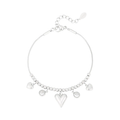 LIVAYA Armband Charmarmband mit Herzanhängern 16 cm – Bild 1