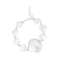 LIVAYA Armband Charmarmband mit Muschelanhängern 18 cm – Bild 1