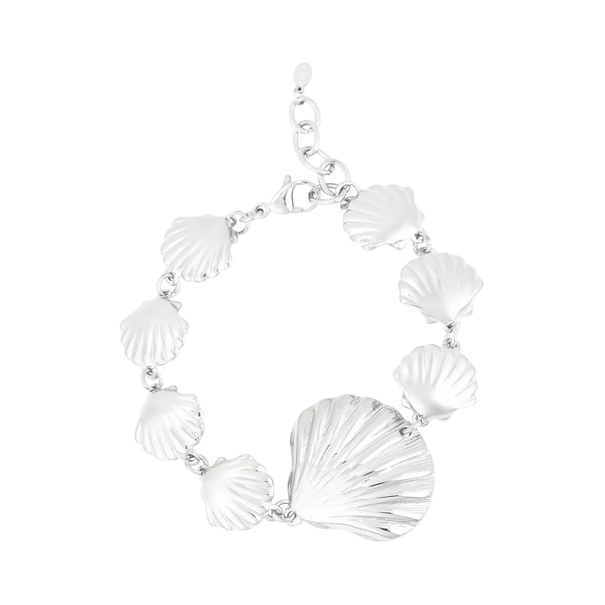 LIVAYA Armband Charmarmband mit Muschelanhängern 18 cm – Bild 1