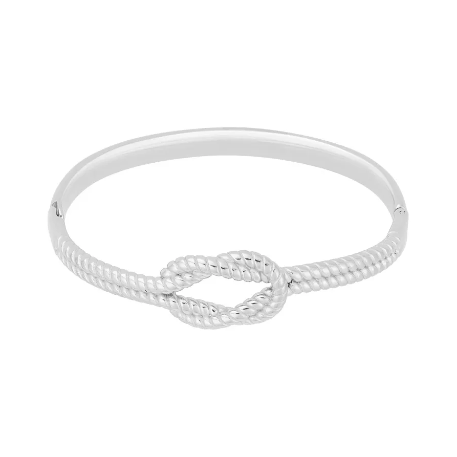 LIVAYA Armband Armreif aus Edelstahl mit Knotendetail – Bild 1
