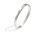 LIVAYA Armband Armreif aus Edelstahl mit Strasssteinen – Bild 1