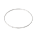 LIVAYA Armband Armreif aus Edelstahl mit geriffelter Außenkante – Bild 1