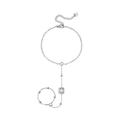 LIVAYA Armband Armkette mit rechteckigem Schmuckstein 16 cm + 5 cm – Bild 1