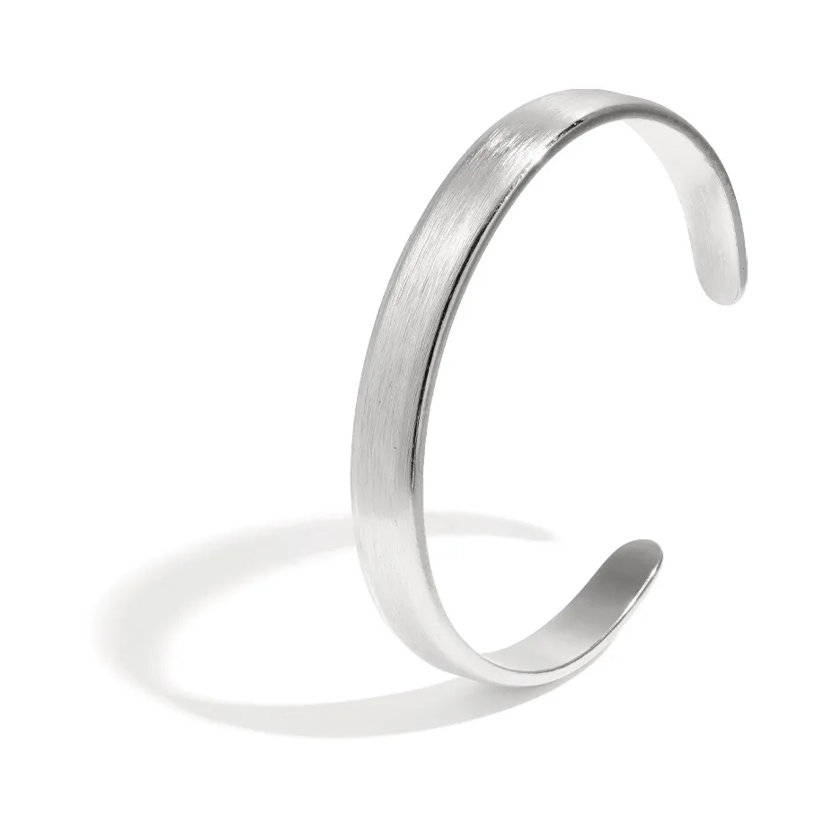 LIVAYA Armband Armspange aus Edelstahl im offenen Design – Bild 1