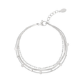 LIVAYA Armband Gliederarmband im mehrlagigen Design 16 cm + 3 cm – Bild 1