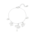 LIVAYA Armband Charmarmband Charmarmband mit Schmetterling, Pilz und Elefant 18 cm – Bild 1
