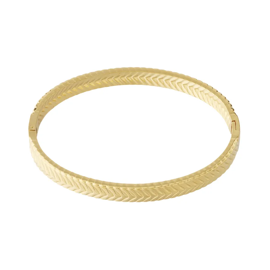 LIVAYA Armband Armreif mit Flechtstruktur – Bild 2