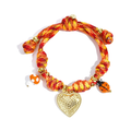 LIVAYA Armband Freundschaftsarmband mit Herzanhänger – Bild 1