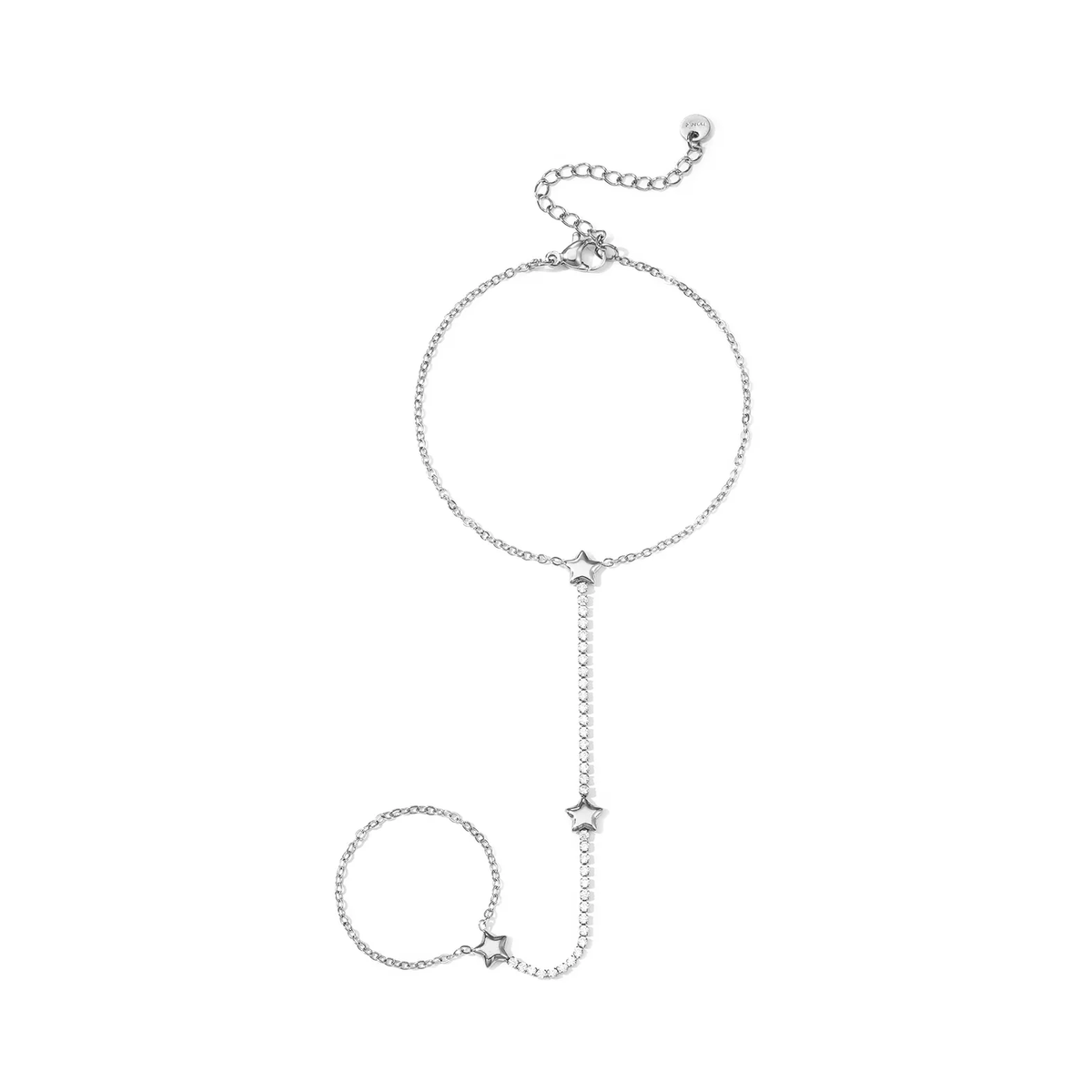 LIVAYA Armband Armkette mit Sternen 16 cm + 5 cm – Bild 1