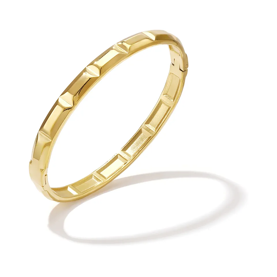 LIVAYA Armband Armreif aus Edelstahl mit schlichtem Design – Bild 2