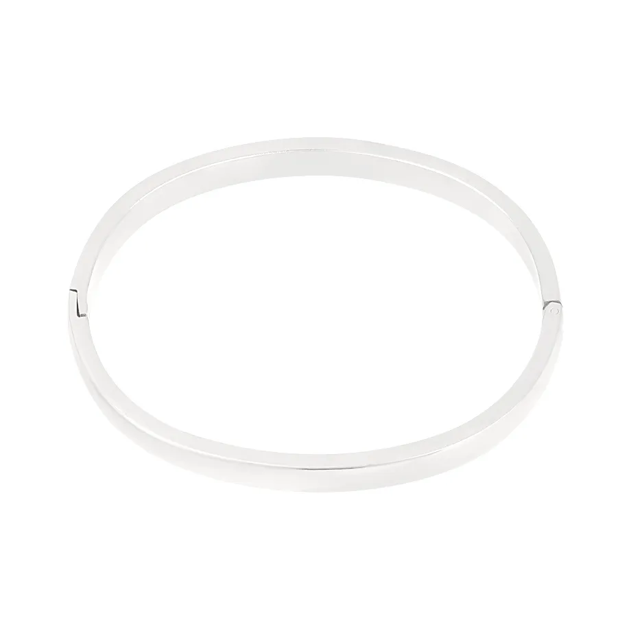 LIVAYA Armband Armreif Armschmuck Armreif aus Edelstahl in schlichtem, rundem Design – Bild 1