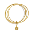 LIVAYA Armband Armreif mit Anhänger aus Edelstahl – Bild 1