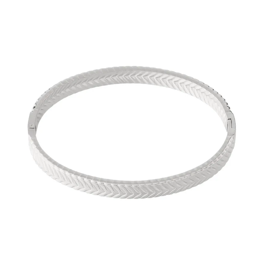 LIVAYA Armband Armreif mit Flechtstruktur – Bild 1