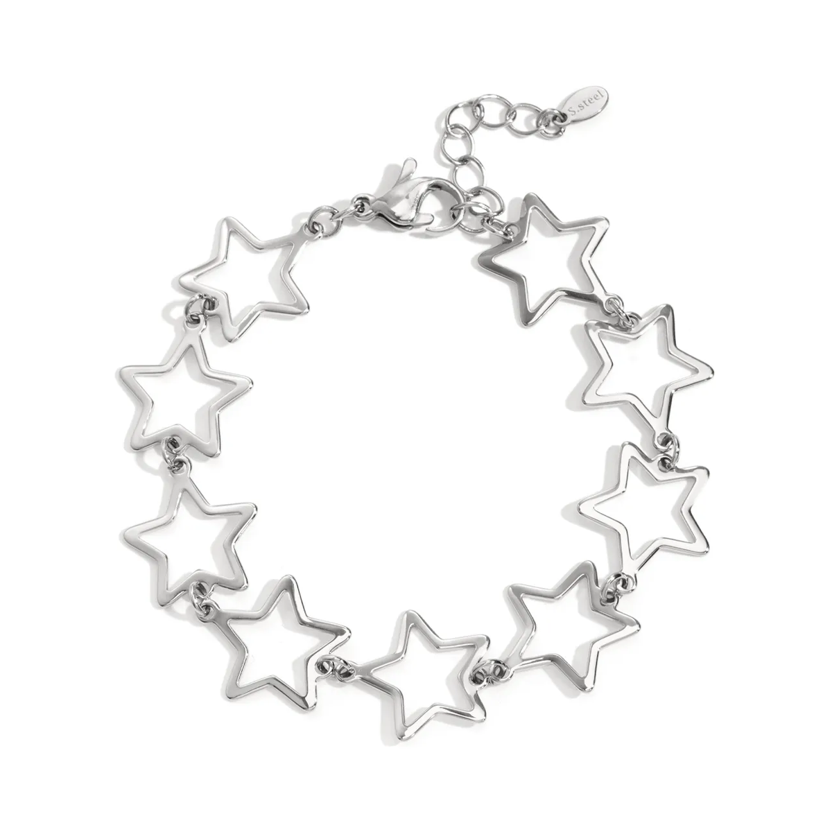 LIVAYA Armband Gliederarmband mit Sternen, 16 cm + 3 cm – Bild 1