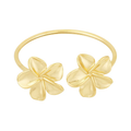 LIVAYA Armband Armspange mit zwei Blumen – Bild 2
