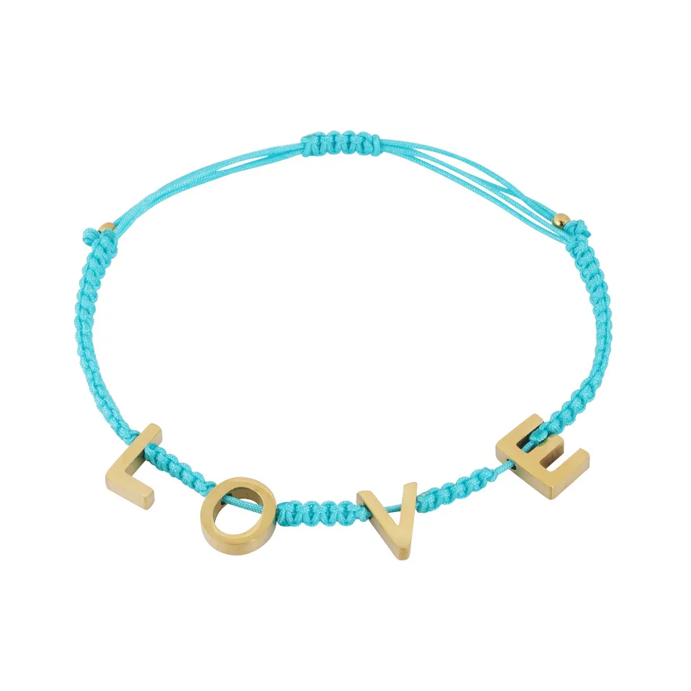 LIVAYA Armband Freundschaftsarmband mit LOVE-Buchstaben – Bild 1