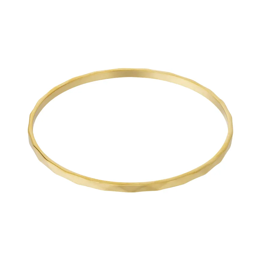 LIVAYA Armband Armreif aus Edelstahl mit unregelmäßiger Kontur – Bild 2