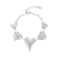 LIVAYA Armband Charmarmband mit Herzanhängern 16 cm – Bild 1
