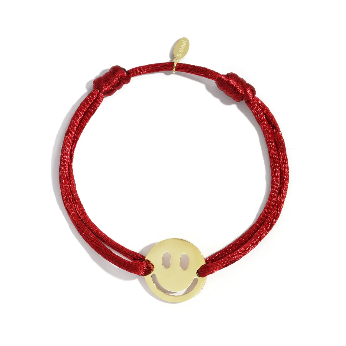 LIVAYA Armband Freundschaftsarmband mit Smiley-Anhänger 16 cm – Bild 3