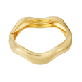 LIVAYA Armband Armreif mit wellenförmiger Silhouette – Bild 1