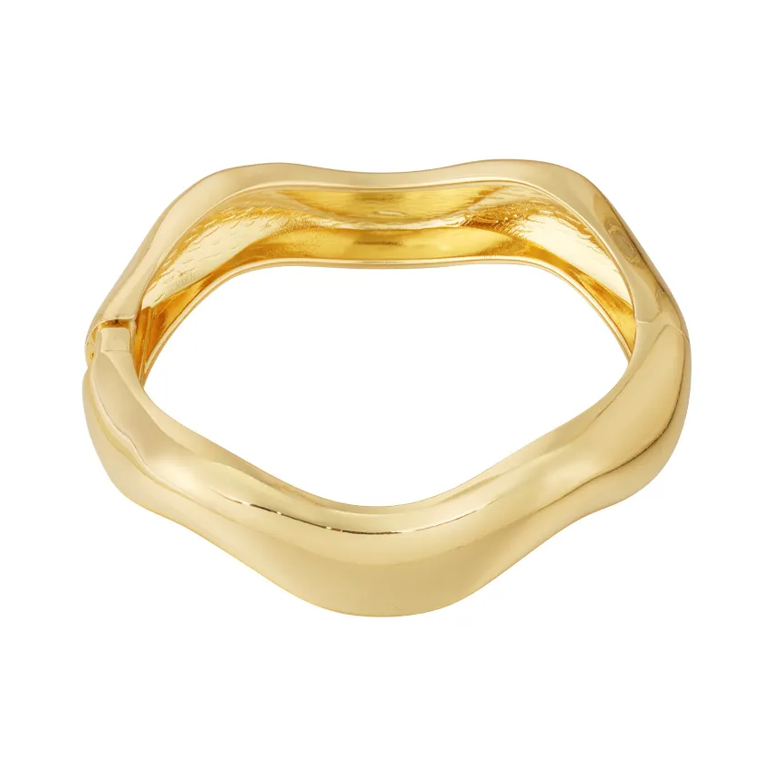 LIVAYA Armband Armreif mit wellenförmiger Silhouette – Bild 1