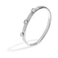 LIVAYA Armband Armreif mit Herzdetails und Strasssteinen – Bild 1