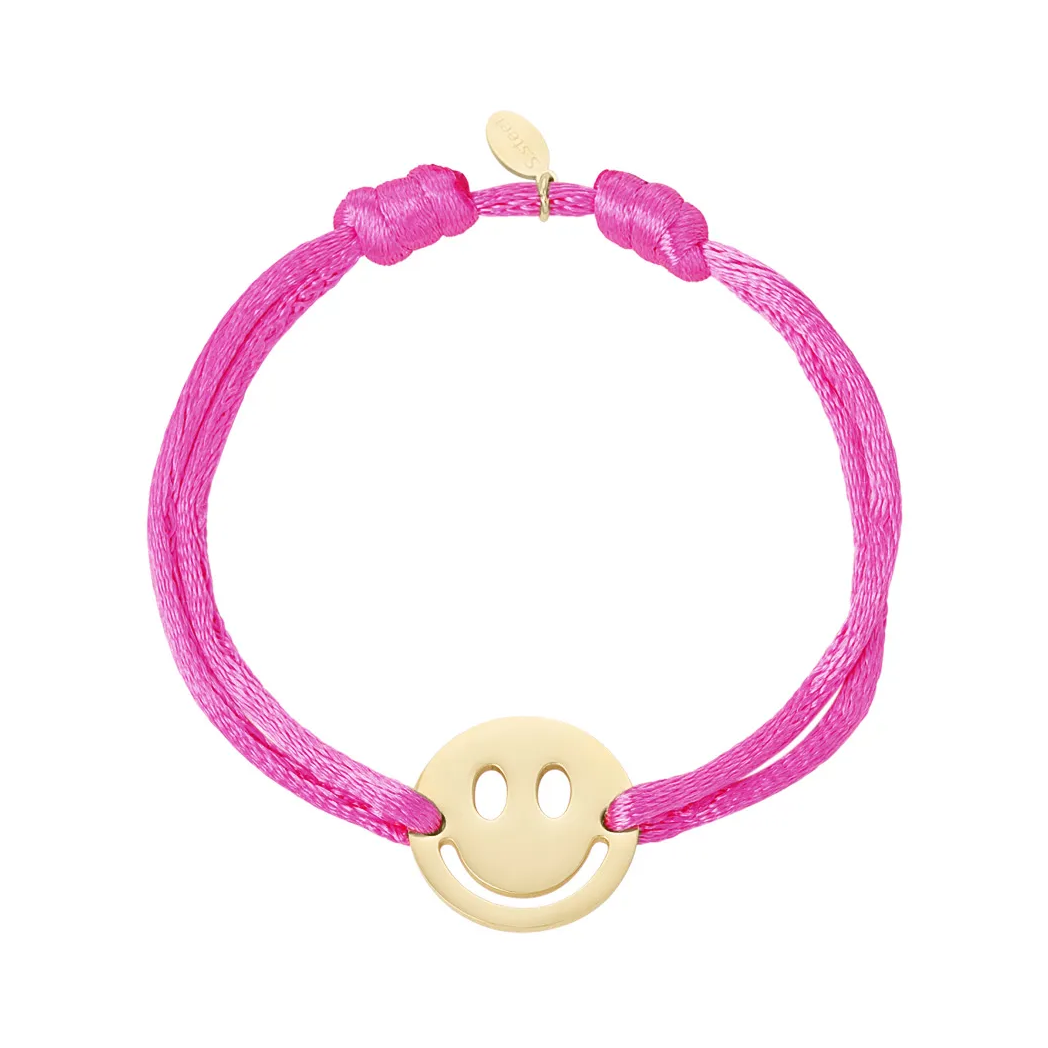 LIVAYA Armband Freundschaftsarmband mit Smiley-Anhänger 16 cm – Bild 8