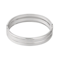 LIVAYA Armband Armreif mit Linienstruktur – Bild 1