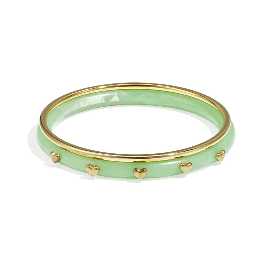 LIVAYA Armband Armreif Set mit Herzdetails – Bild 3