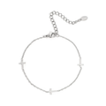 LIVAYA Armband Gliederarmband aus Edelstahl mit Kreuzmotiv 16 cm + 3 cm – Bild 1