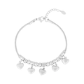 LIVAYA Armband Charmarmband mit Herzanhängern 16 cm – Bild 1