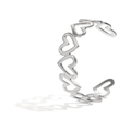 LIVAYA Armband Armspange aus Edelstahl mit Herzmotiv – Bild 1