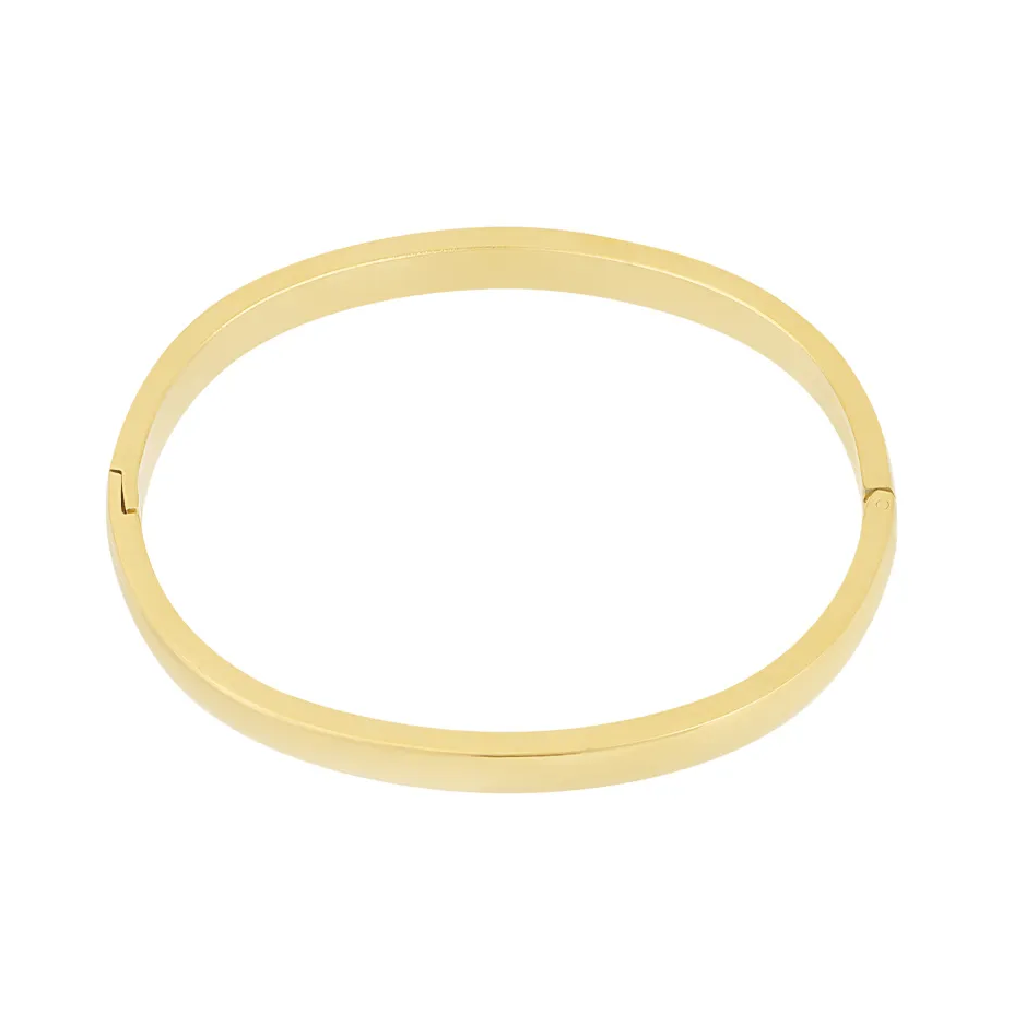 LIVAYA Armband Armreif Armschmuck Armreif aus Edelstahl in schlichtem, rundem Design – Bild 2